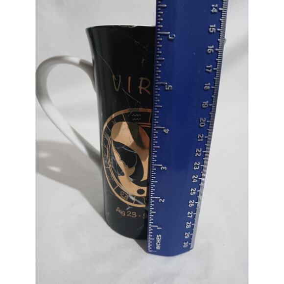 Designer's Choice By Coventry Zodiac Emblem Virgo 6-in Tall Porcelain Coffee Mug - Picture 7 of 7